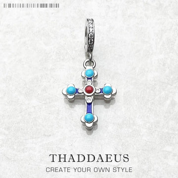 New Ethnic Charm Victorian Period Symbolic 925 Sterling Silver Chrstian Cross Pendant Gift For Women Men - The Jewellery Supermarket